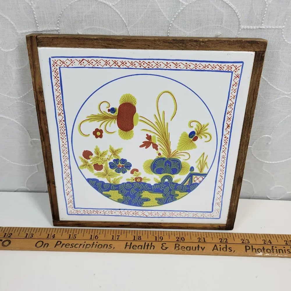 Vintage tile trivet